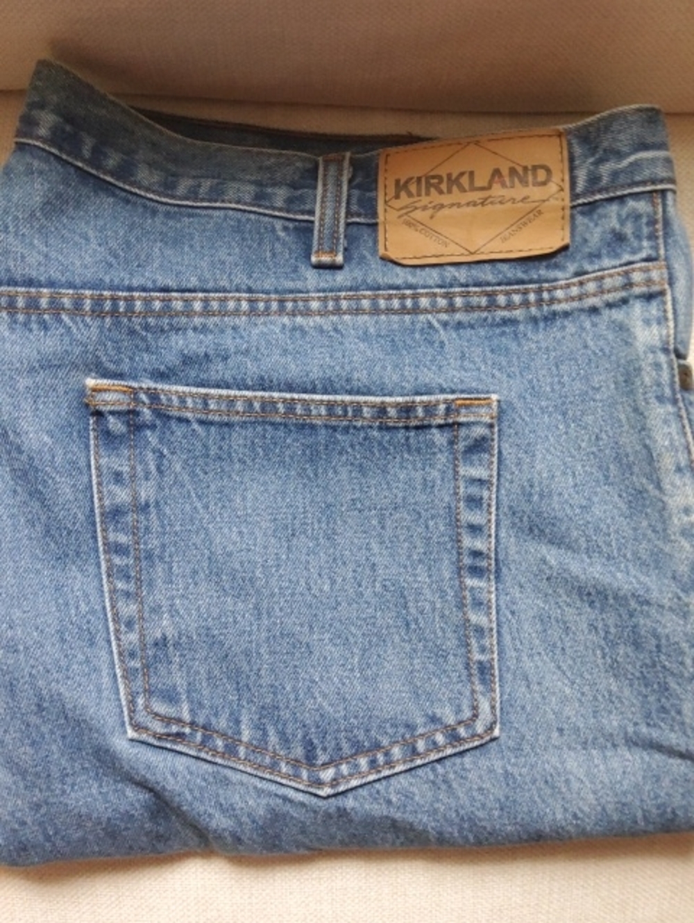 Kirklands Men's Bootcut Jeans - Medium Blue Denim 44x30